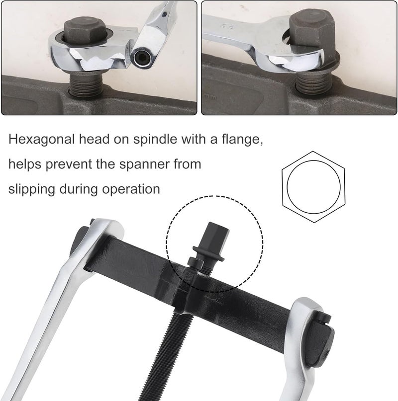 ChgImposs 8" 2 Jaw 3 Jaw Gear Puller, Adjustable Bearing Puller, Reversible Removal Tool for Internal External Pulling, Puller Tool for Removal of Pulleys Flywheels Bearings Gears - Image 5